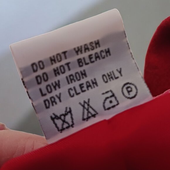 Vintage-Inspired Cherry Red Peplum Jacket Chic Polished with Patent Belt… NWOT - Picture 10 of 10